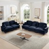 AENKYO Oversized Modular Sofa Set with Removable Ruffles & Ottoman, Large Seater, Deep Seat Corner Sofa with Chenille Fabric for Office, Living Room - 3 of 4