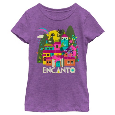 Girl's Encanto Casa Magic T-shirt - Purple Berry - X Small : Target