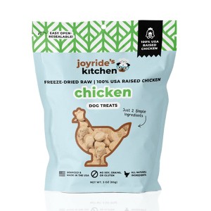 Joyride's Kitchen Premium Chicken Freeze-Dried Raw Dog Treats - 3oz - 1 of 4