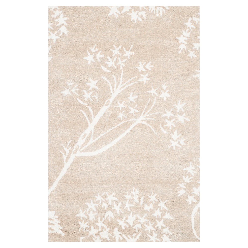 2'6inx4' Irina Rug Sand/Ivory - Safavieh