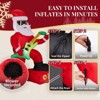 Christmas Inflatable Santa Decoration Lighted Blow Up Outdoor Yard Decor with Lights, Funny Holiday Lawn Garden Party Xmas Display for Home Outdoor - 3 of 4