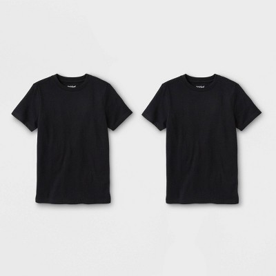 Boys' 2pk Short Sleeve T-shirt - Cat & Jack™ Black Xxl Husky : Target