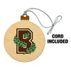 Brown University Secondary Logo Wood Christmas Tree Holiday Ornament - 2 of 4