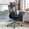 SUGIFT Mesh Office Chair Ergonomic Task Chair with Adjustable Headrest, 3D Adjustable Armrests & Lumbar Support - 2 of 4