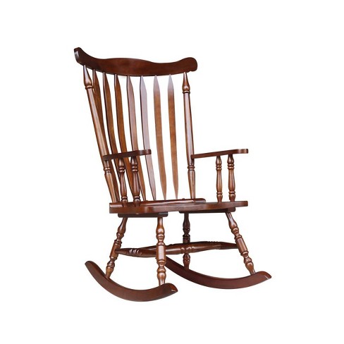 Solid Wood Rocker Espresso International Concepts Target