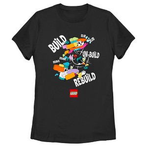 Women's LEGO® Build Unbuild Rebuild T-Shirt - 1 of 4