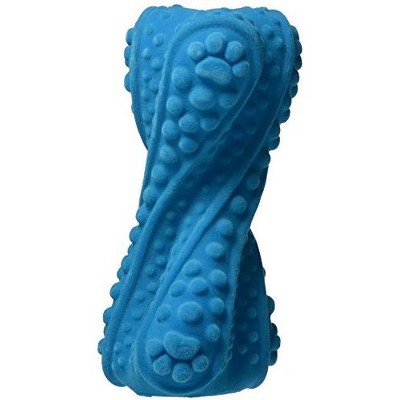 Multipet Vive Velvet Covered Vinyl Bone That Squeaks When Squeezed, 6"