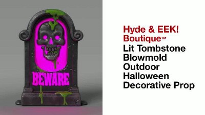 Hyde and Eek Light Up shops Beware Halloween Tombstone