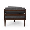 Rayle Contemporary Tufted Chaise Lounge with Rolled Accent Pillows - Christopher Knight Home - 4 of 4