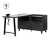 South Shore Kozack Computer Desk with Power Bar - 2 of 4
