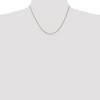 Black Bow Jewelry 1mm, 10k Yellow Gold, Box Chain Necklace - 2 of 4