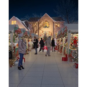 Heavy Duty Pop Up Canopy Tent, Easy Set Up Booth Tents, Waterproof Shelter with UV Protection - 1 of 4