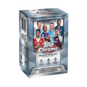 2025-26 Topps UEFA Chrome Soccer Trading Card Value Box : Target