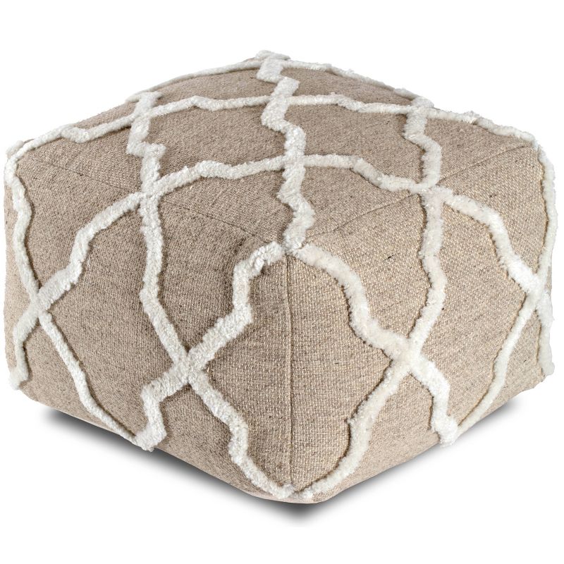 B Sides Moroccan Inspired Pouf - Anji Mountain, 1 of 8