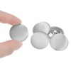 Unique Bargains Blouses Sweater Round Aluminum Cotton Fabric Cloth Covered Buttons 10 Pcs - 4 of 4