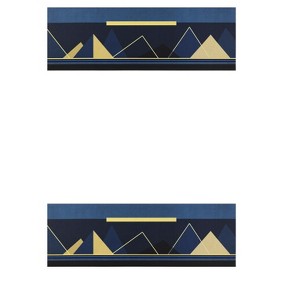 Unique Bargains Modern Geometric Non-Slip Kitchen Floor Mats Set - 1 of 4
