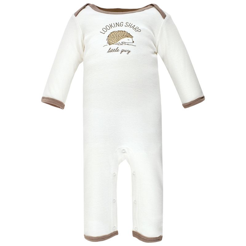 Hudson Baby Infant Boy Cotton Coveralls, Forest Fox, 6 of 7