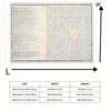 Garvee Modern Geometric Soft Area Rug,Thin Foldable Low Pile Floor Carpet,Non Slip -Stain Resistant Rug - 3 of 4