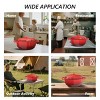 Karl Home 5 qt. Enameled Cast Iron Round Dutch Oven in Red with Lid - 3 of 4