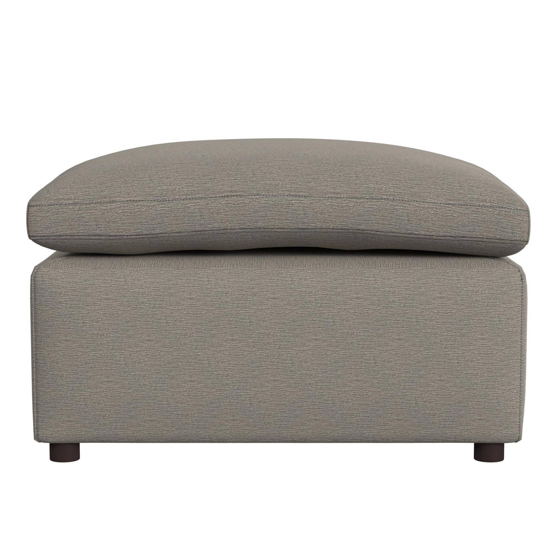 Cortney's Collection York Modular Ottoman, Urban Steel Taupe