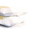 Deny Designs Standard April Lane Art Block Yellow Monogram R Microfiber Printed Pillow Sham - 3 of 3