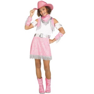 Fun World Sparkle Cowgirl Girls' Costume - 1 of 3