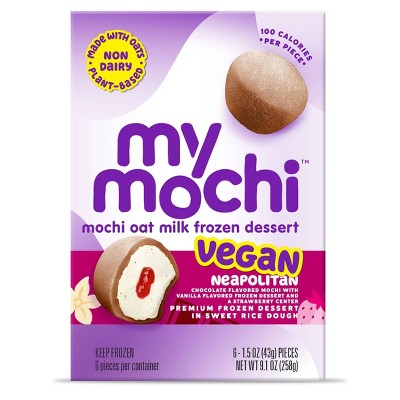 My Mochi Oat Milk Frozen Dessert Neapolitan 6ct Target