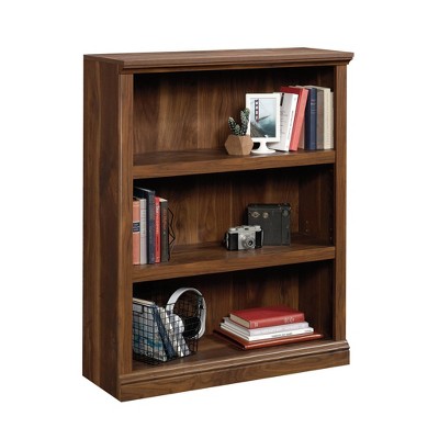 Adjustable Grand Walnut 3-Shelf Bookcase