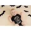 Creature of The Night Baby Bodysuit Funny Cute Halloween Bat Graphic Jumper for Infants - Crazy Dog Baby Bodysuit For Halloween Season - 3 of 4