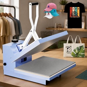 Heat Press, 16x20in Clamshell Sublimation Unit, Uniform Heating Platen ...
