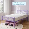 Bed Frame with Headboard and Footboard, Bed Mattress Foundation with Storage No Box Spring Needed Noise Free Easy Assembly - 4 of 4