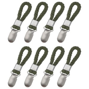 Unique Bargains Cotton Loop Metal Clothing Towel Storage Clips 4.3" - 1 of 4