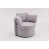 NicBex Teddy Accent Chair with Back Cushion,Modern Swivel Chairs with Storage Space,Storage Chair for Bedroom,Reading Room - 4 of 4