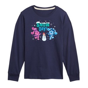 Boys' - Blue's Clues & You! - Snow Day Long Sleeve Graphic T-Shirt - 1 of 4