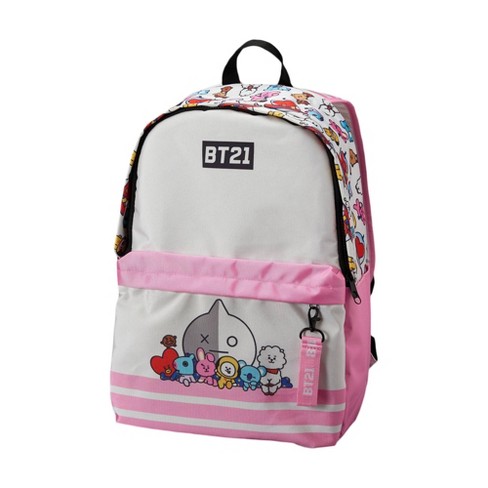 Line Friends Bt21 Urban 21 5 Backpack Tata Mang Chimmy Rj Koya Cooky Shooky And Van Target