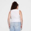 Women's Embroidered Collar V-Neck Tank Top - Wild Fable™ - 3 of 3