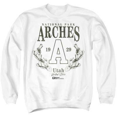 Men's Arches National Park Prickly Pear Wreath Crewneck Sweatshirt