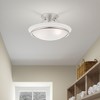 Livex Lighting Newburgh 2 - Light Semi-Flush Mount in  Brushed Nickel - 3 of 4