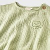 Baby Boys' 2pc Smiley Embroidered Pocket Gauze Shorts Set - Cat & Jack™ Green - 3 of 4