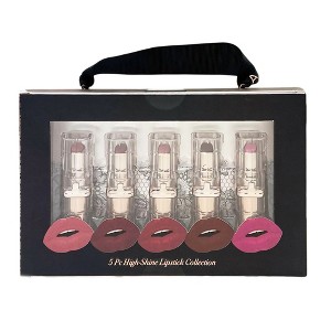 Paris Hilton Cosmetics High-Shine Lipstick Collection - Lipstick Set - 5 Pc - 1 of 4