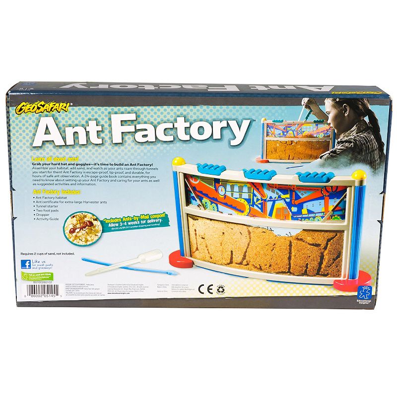 Educational Insights GeoSafari Ant Factory, Ant Habitat, Certificate for Mail In Ants Included, STEM Learning, Ages 5+, 6 of 7