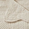 NicBex Scalloped Edge Quilted Throw Blanket – 60"x72" Oversized Throw Blanket for Couch, Microfiber with Cotton Filling, Solid Color Blankets for Bed - 4 of 4