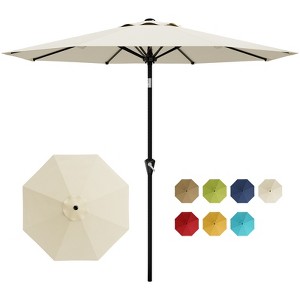commercial metal patio umbrella bases Commercial Umbrella Bases with Wheels - Galtech 95 LBS