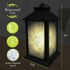 Briarwood Lane Everyday Lantern 13.5" x 5.5" x 5.5" Ornamental Blue and White Lantern - 3 of 3