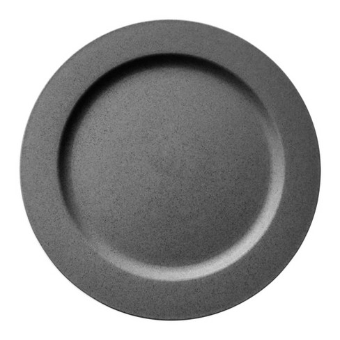 Smarty Had A Party 7.5" Matte Charcoal Gray Round Disposable Plastic Appetizer/Salad Plates (120 Plates) - image 1 of 2