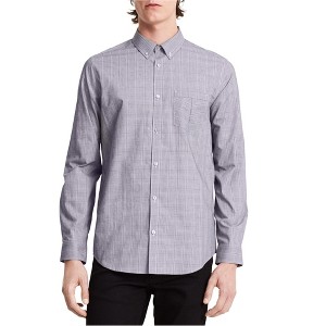 Calvin Klein Mens Infinite Button Up Shirt, Grey, Small - 1 of 1