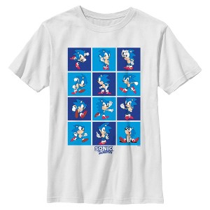 Boys Sonic the Hedgehog Classic Poses T Shirt - 1 of 4