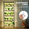 VEVOR Plant Stand with Grow Light, 6-Tier Large Tall Plant Shelf with 150W Full Spectrum Grow Light, 3 Mode Plant Light with Timer and Wheel, Black - 4 of 4