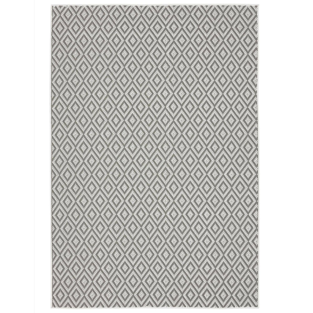  x 5'2in Tripoli Lydia Indoor/Outdoor Rug Gray/Cream