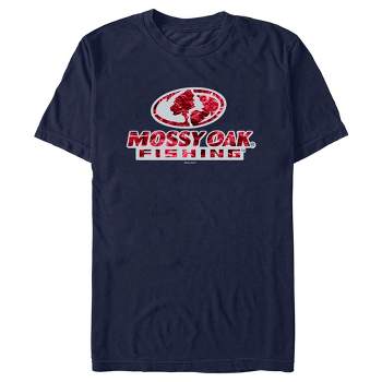 Men's Mossy Oak Blue Water Bold Logo T-shirt - Navy Blue - 3x